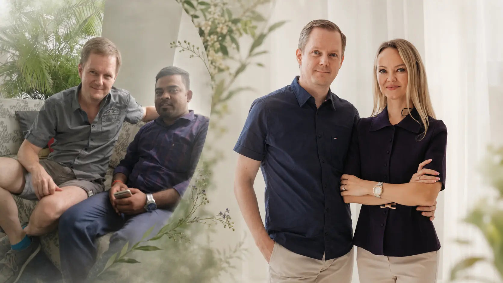 The family founders of Inevita and an early meeting with a long-term supplier